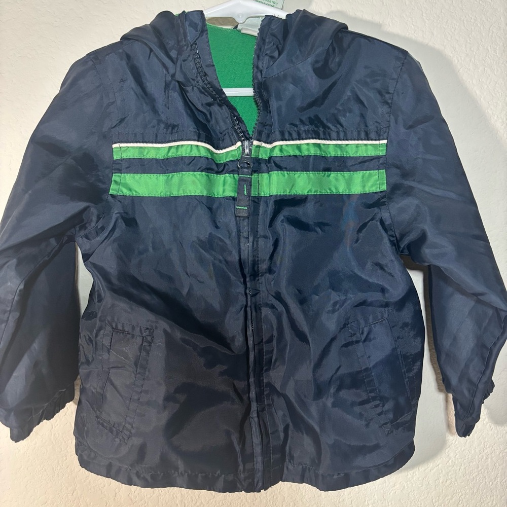 Circo Navy Jacket with Green Accents